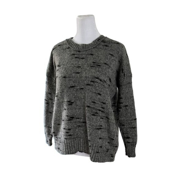 Madewell Gray Wool Blend Crewneck Sweater Size Small - Picture 5 of 8